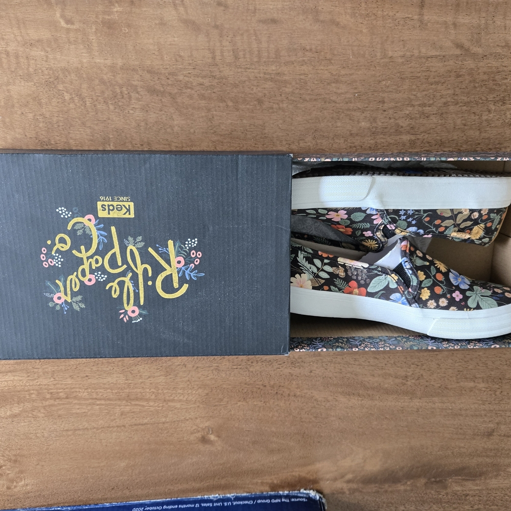 Rifle Paper Co. Floral Sneakers - Black Multicolor - Picture 3 of 3